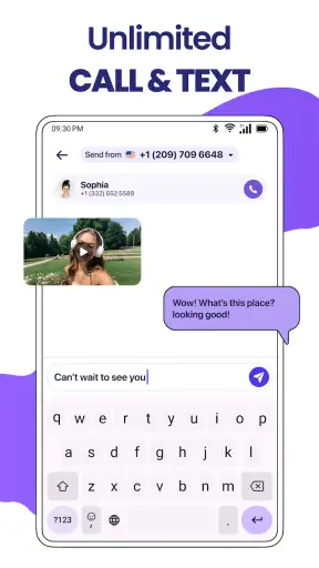 TextNum: Call + Text for Now！ screenshot 3