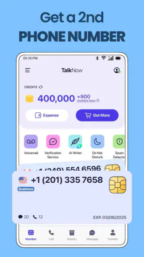 TextNum: Call + Text for Now！ screenshot 4