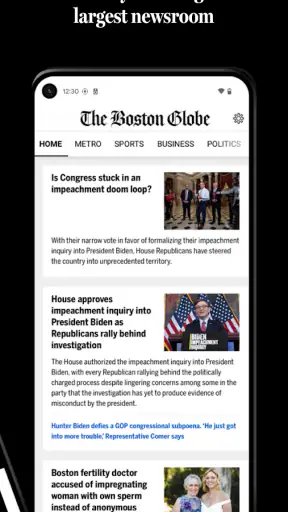 The Boston Globe screenshot 2