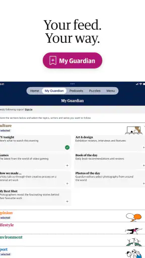 The Guardian - Live World News screenshot 11