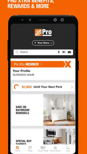 The Home Depot screenshot