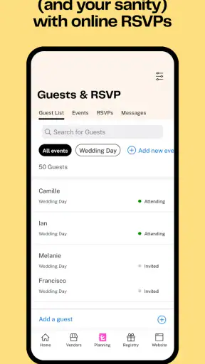 The Knot Wedding Planner screenshot