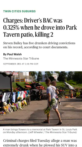 The Minnesota Star Tribune screenshot 2