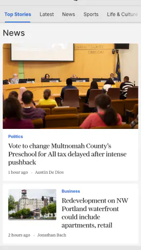 The Oregonian screenshot 12