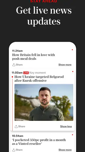The Telegraph UK Latest News screenshot 3