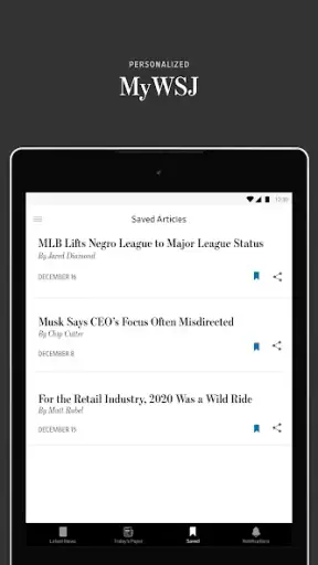The Wall Street Journal. News screenshot 9