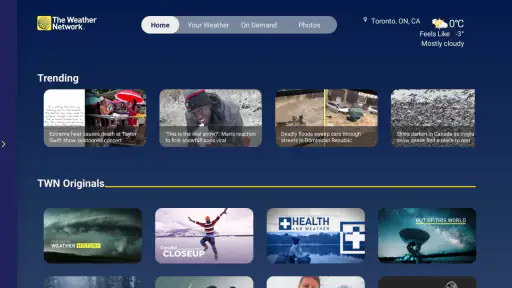 The Weather Network TV App screenshot 6