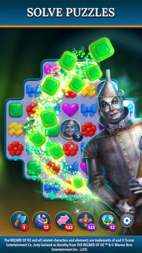 The Wizard of Oz Magic Match 3 screenshot 7