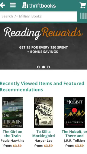 ThriftBooks: New & Used Books screenshot 1