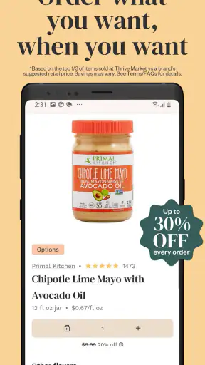 Thrive Market: Shop Healthy screenshot 3