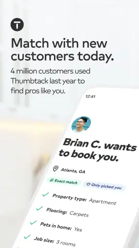Thumbtack for Professionals screenshot 1