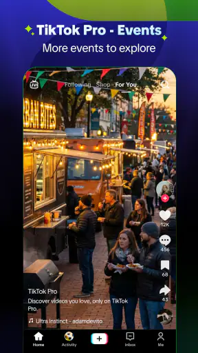 TikTok Pro - Events screenshot 5