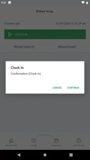 TimeClock Plus Clock screenshot 2
