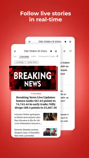 TOI Breaking News App & ePaper screenshot 1