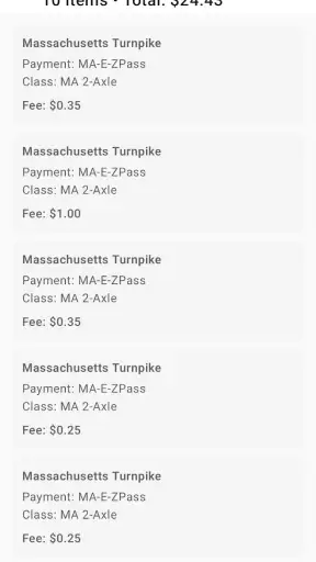 Toll Calculator GPS Navigation screenshot 6