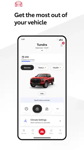 Toyota screenshot