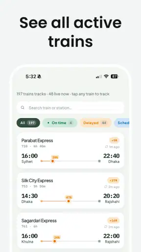 TrainKothai - BD Train Tracker screenshot 2