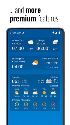 Transparent clock and weather screenshot 7