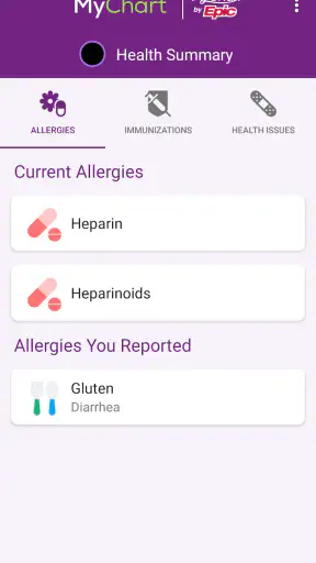 Trinity Health MyChart screenshot 5
