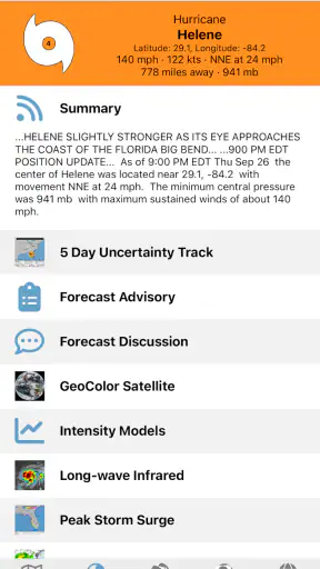 Tropical Hurricane Tracker screenshot 6