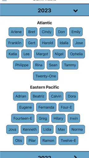 Tropical Hurricane Tracker screenshot 7