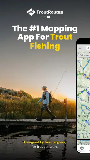 TroutRoutes: Trout Fishing App screenshot 1