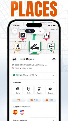 Trucker Guide: Truck Stops screenshot 6