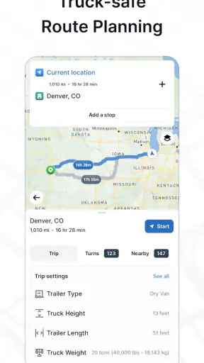 TruckMap - Truck GPS Routes screenshot 2