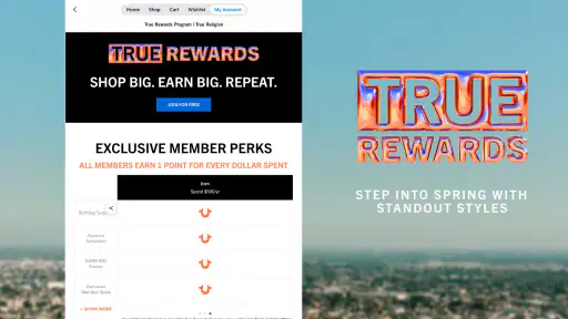 True Religion | Since 2002 screenshot 11
