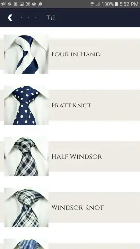 True Tie: Tie Knot Guide screenshot 9