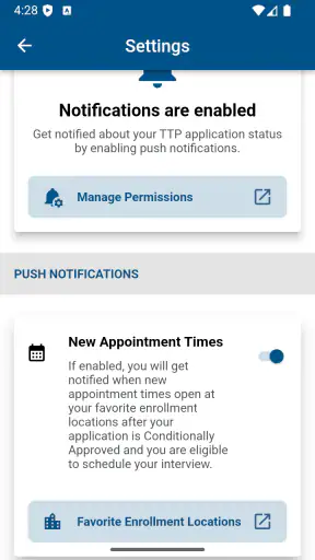 Trusted Traveler Programs screenshot 5