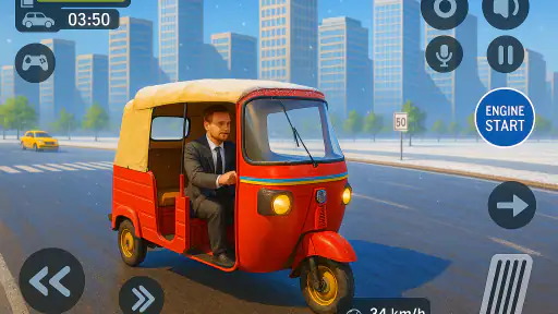 Tuk Tuk Rickshaw - Auto Game screenshot 10