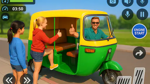 Tuk Tuk Rickshaw - Auto Game screenshot 7