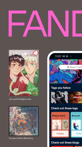 Tumblr: Social Media & Art screenshot