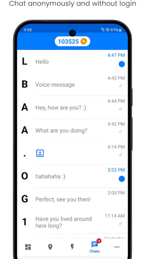 Twiq - Anonymous Chat screenshot 1