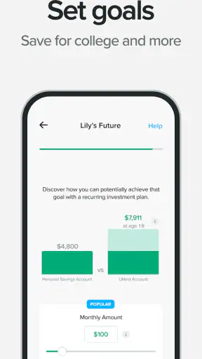 UNest: Invest & Save for Kids screenshot 2