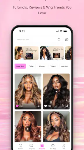 UNice: Wigs & Hair Bundles screenshot 5