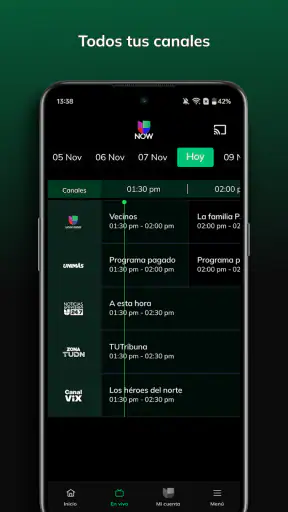 Univision Now: Live TV screenshot 2