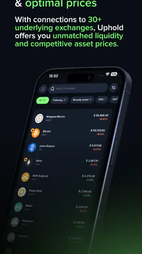 Uphold: Buy BTC, ETH and 300+ screenshot 5