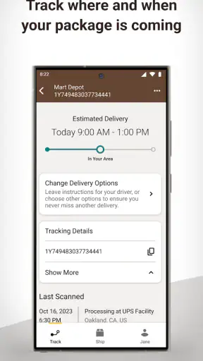 UPS screenshot 3