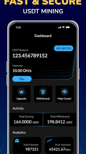 USDT Mining, Crypto USDT Miner screenshot 2