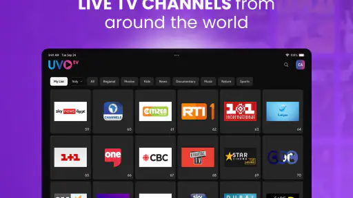 UVOtv: Watch Live TV & Movies screenshot 9