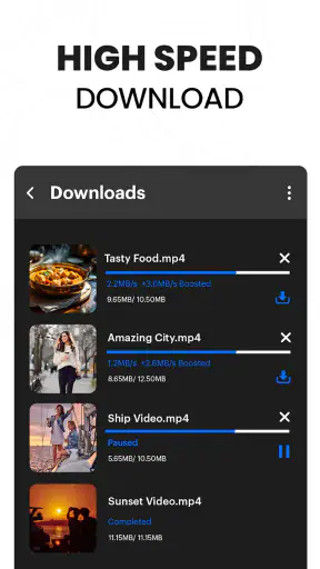 Video Downloader Proxy Browser screenshot