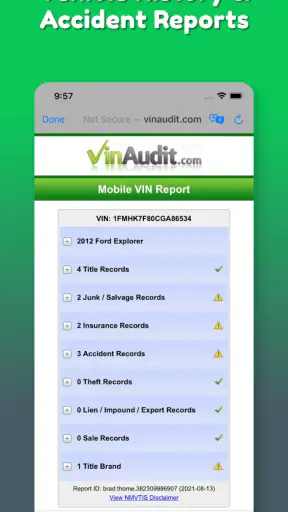 VIN Check Report for Used Cars screenshot 3
