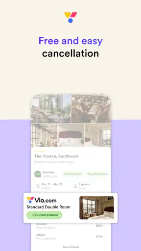 Vio: Hotels & travel deals screenshot 5