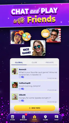 VIP Spades - Card Game Online screenshot 7