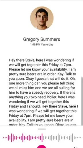 Visual Voicemail screenshot 3