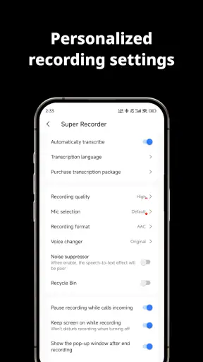 Voice Recorder Audio Sound MP3 screenshot 8