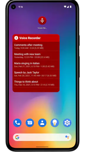 Voice Recorder Pro screenshot
