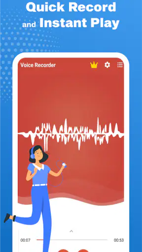 Voice Recorder : Recording App screenshot 1